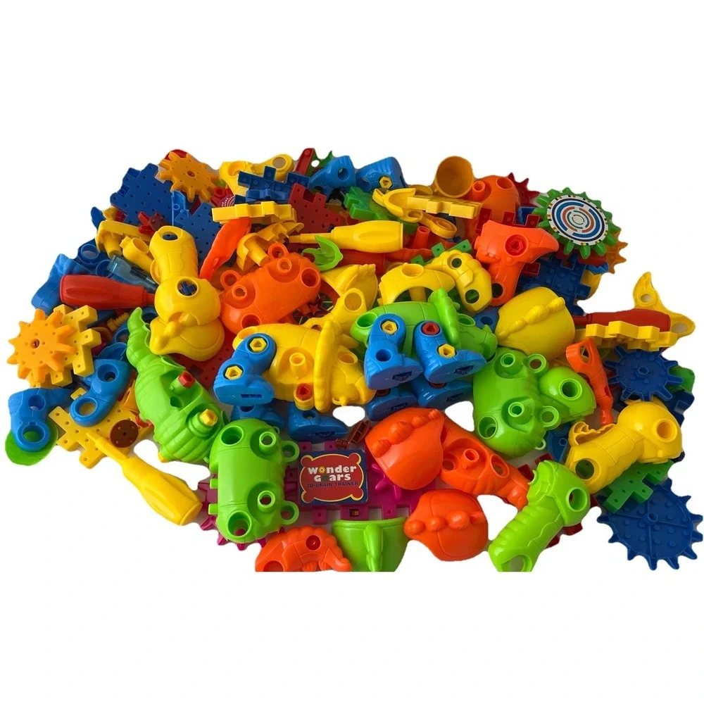 Wonder Gears STEM Building Toy Lot‎ Dinosaurs Gears Parts Replacement 3D